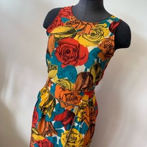 ❤️SOLD❤️Vintage Ann Taylor Rose Silk 2pc Skirt Set